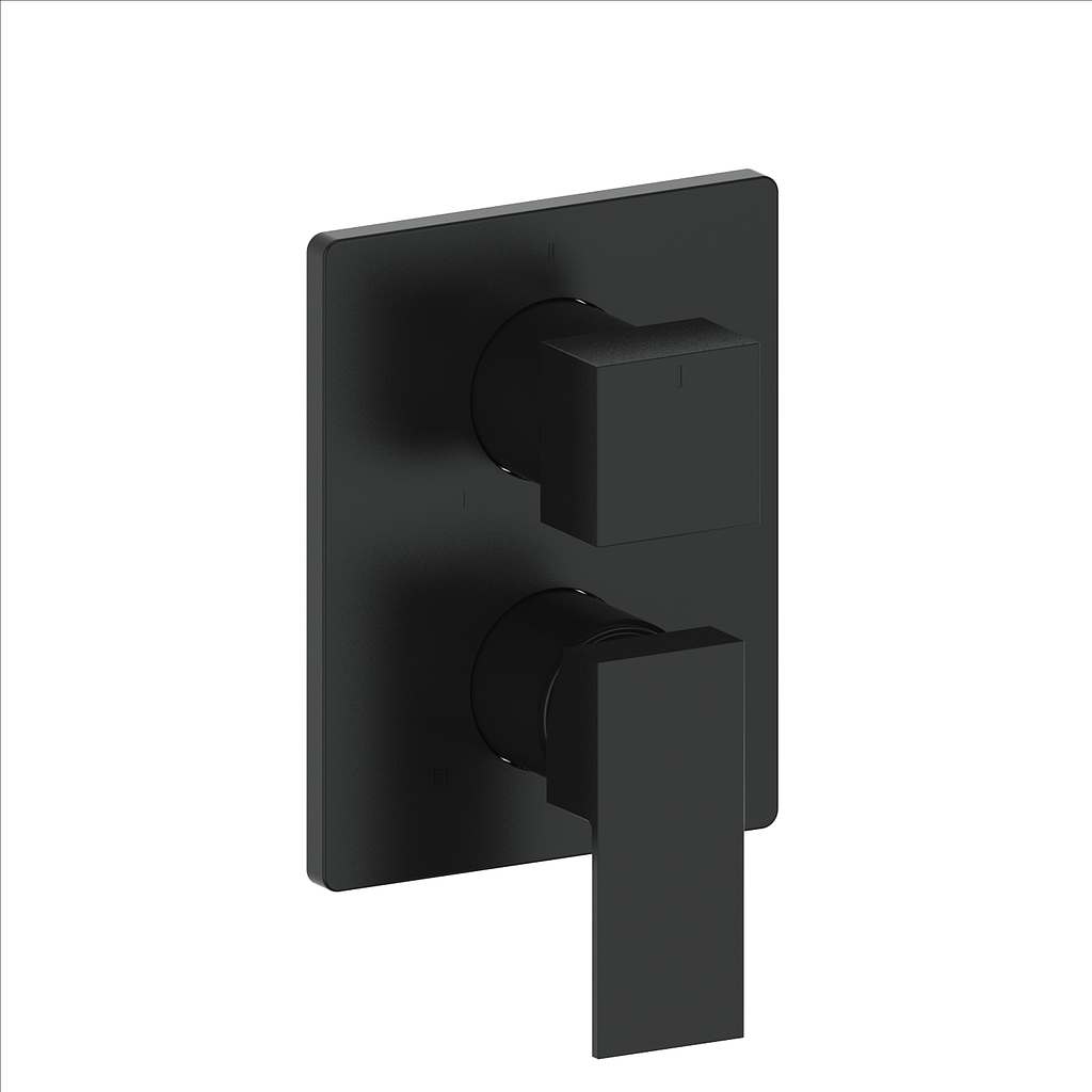Vogt Kapfenberg Trim for 2-Way PB Valve - Matte Black