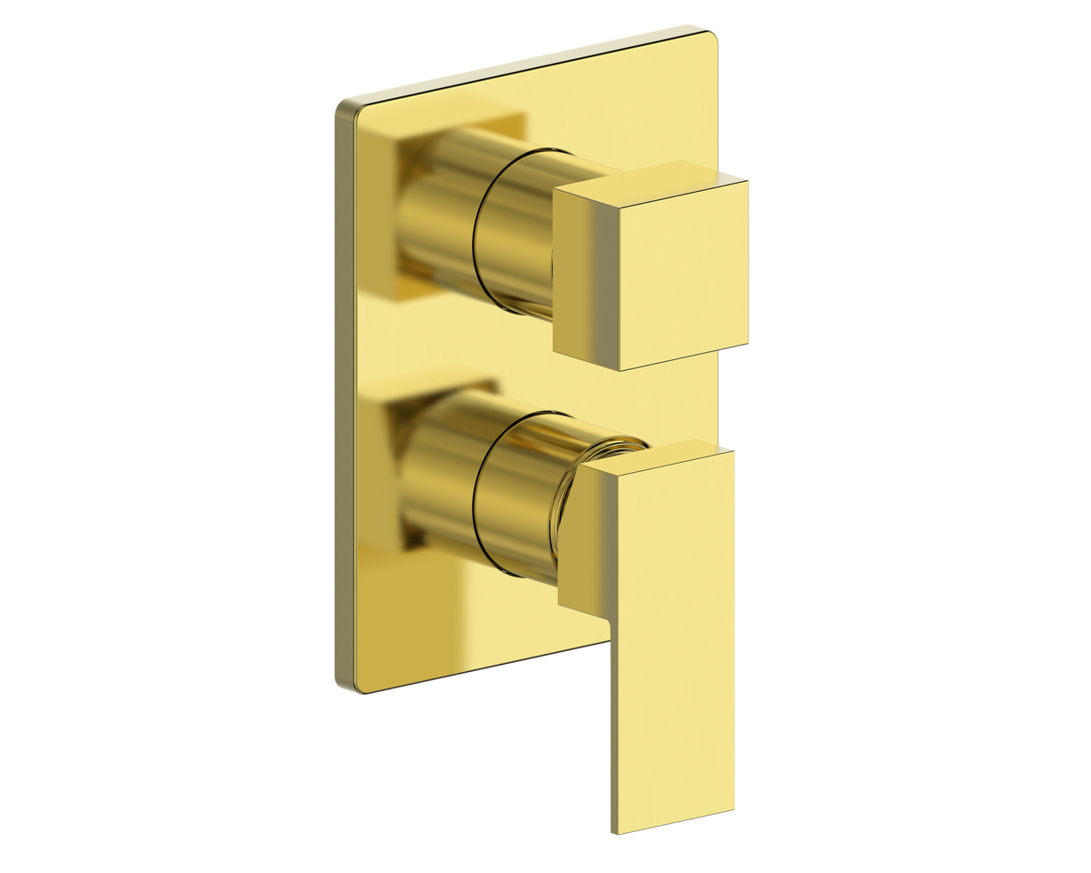 Vogt Kapfenberg Trim for 2-Way PB Valve - Brushed Gold