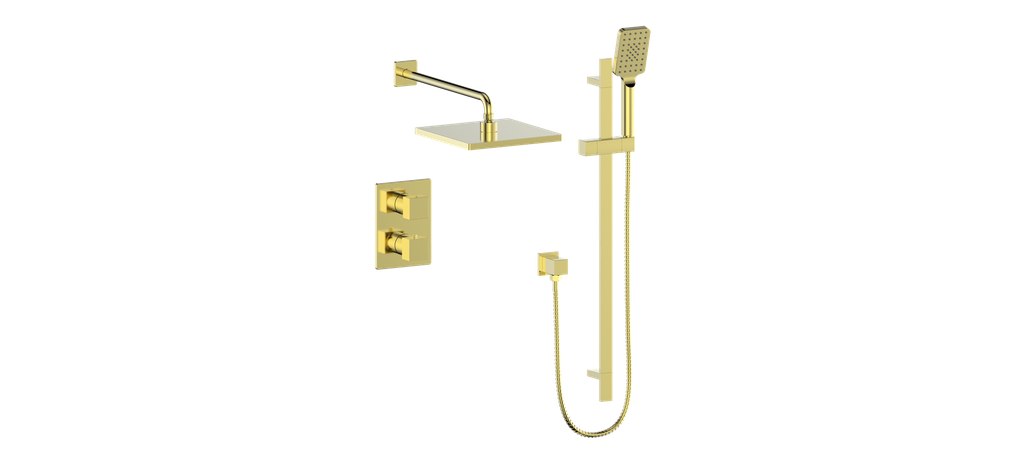 Vogt Kapfenberg Trim for 2-Way TH Shower Kit - Brushed Gold