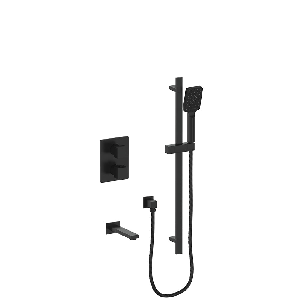 Vogt Kapfenberg Trim for 2-Way TH Shower Kit - Matte Black