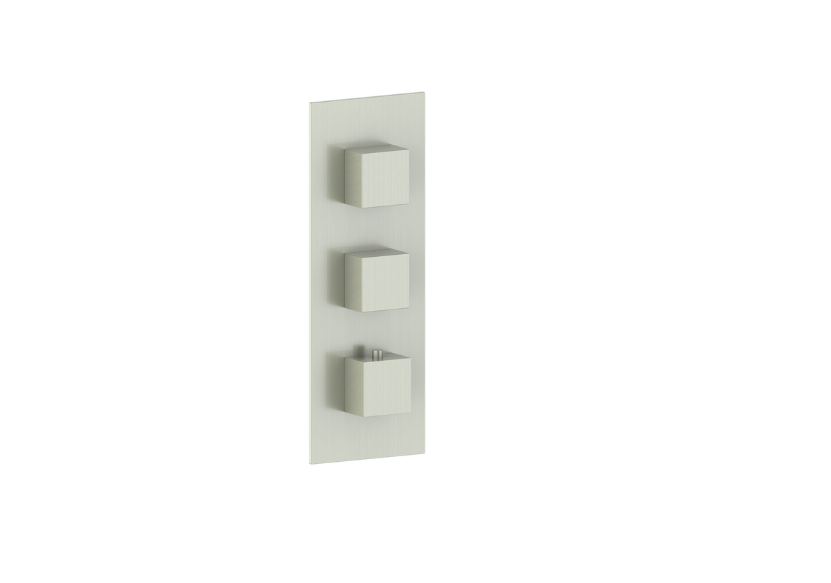 Vogt Kapfenberg Trim for 3/4" High-Flow TH Valve with 2 Stops - Brushed Nickel