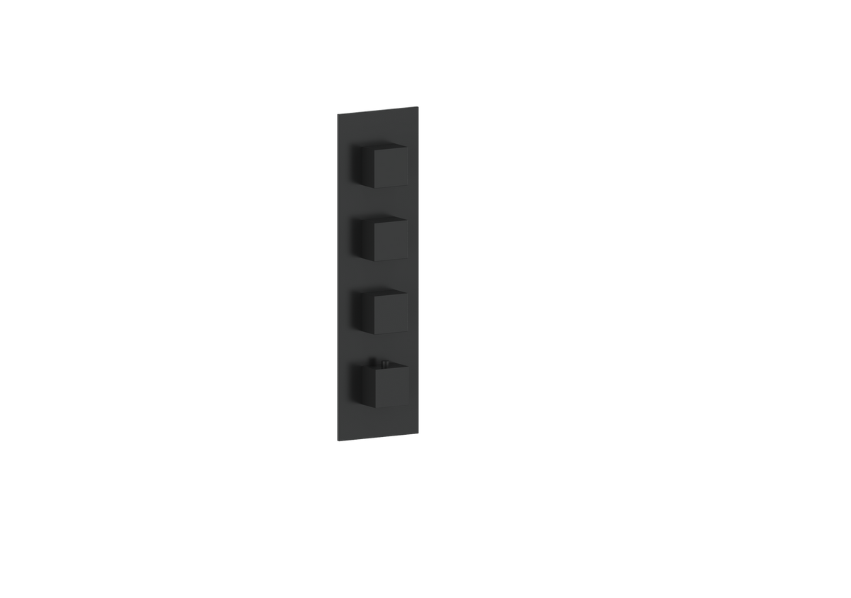 Vogt Kapfenberg Trim for 3/4" High-Flow TH Valve with 3 Stops - Matte Black