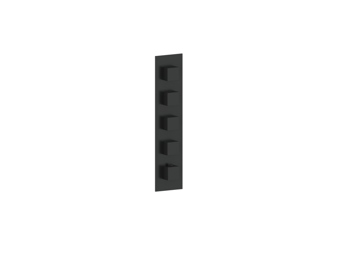 Vogt Kapfenberg Trim for 3/4" High-Flow TH Valve with 4 Stops - Matte Black