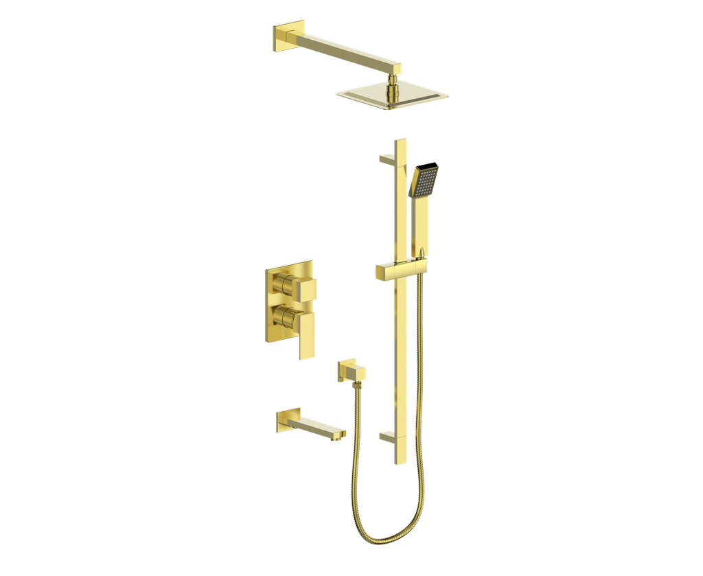Vogt Kapfenberg Trim for 3-Way PB Shower Kit - Brushed Gold
