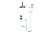 Vogt Kapfenberg Trim for 3-Way PB Shower Kit with 6" Ceiling Arm - Chrome