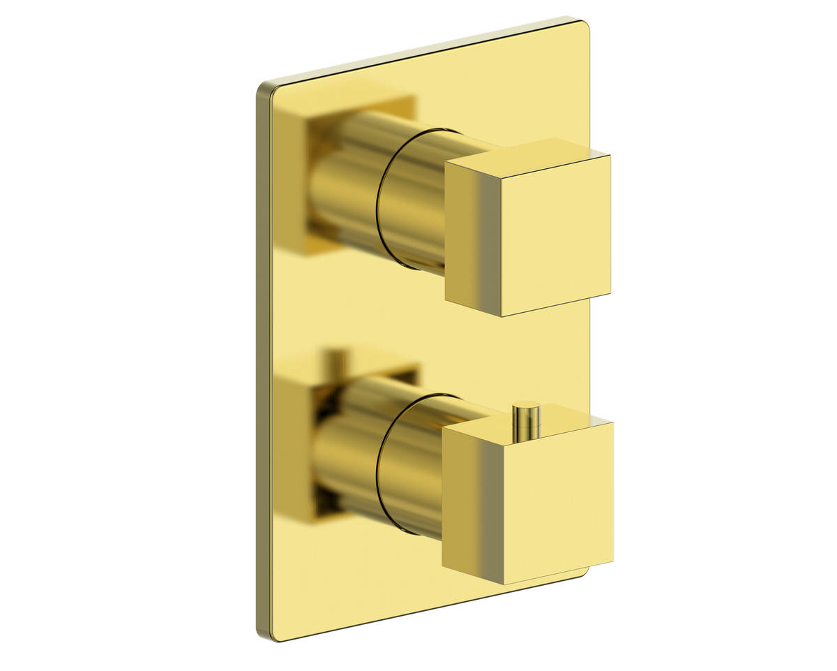 Vogt Kapfenberg Trim for 3-Way TH Valve - Brushed Gold