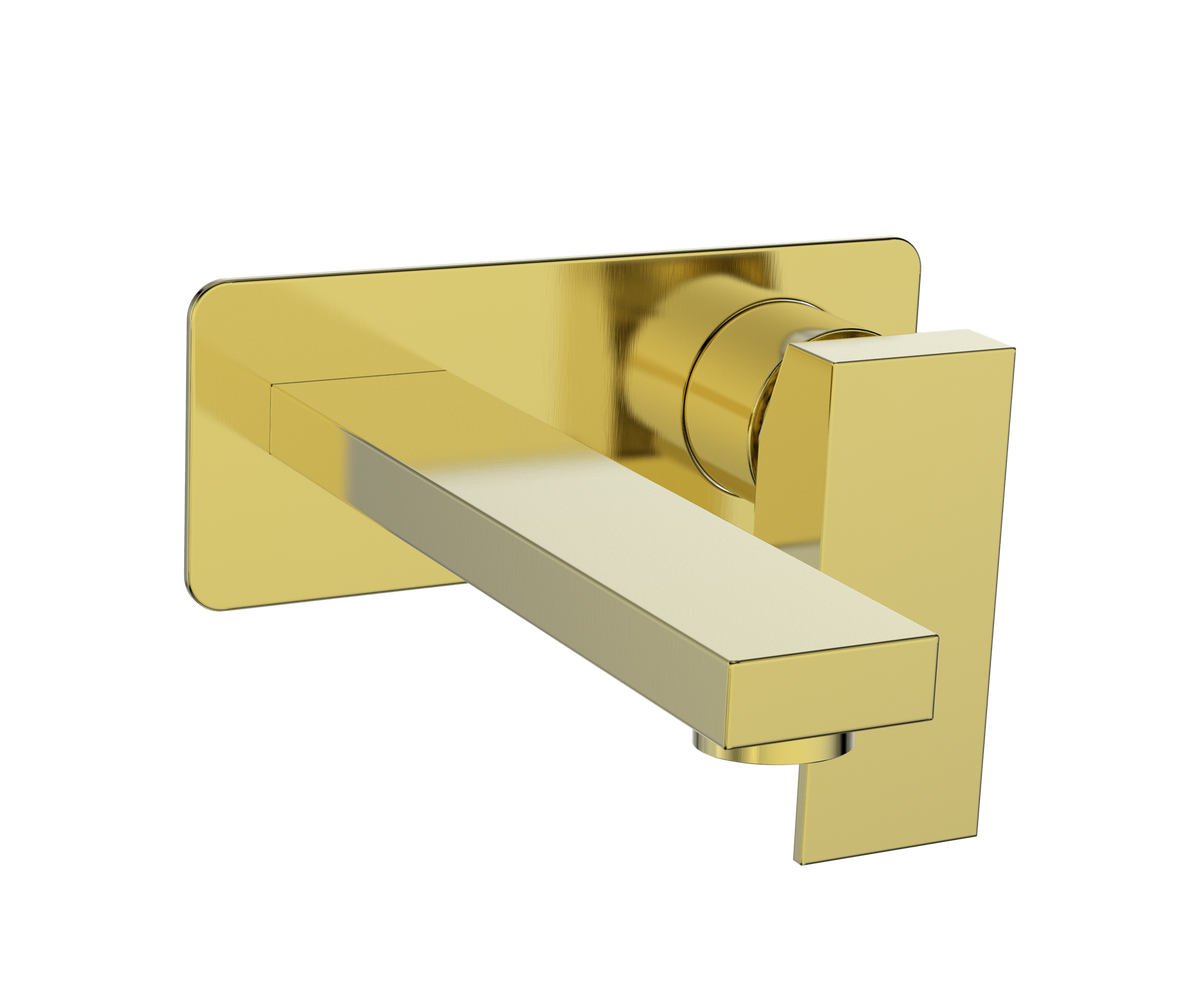 Vogt Kapfenberg Trim for Wall Mount Lavatory Faucet with Single Face Plate - Brushed Gold