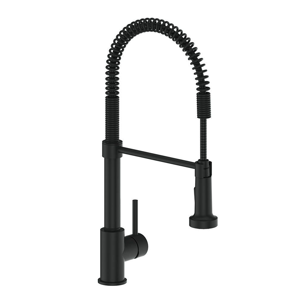 Vogt Linz Kitchen Faucet - Stainless Steel/Matte Black