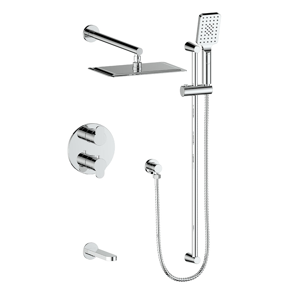 Vogt Lusten 3-Way TH Shower Kit - Chrome