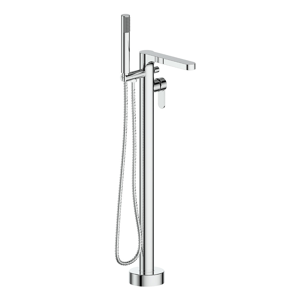 Vogt Lusten Floor Mount Tub Filler - Chrome