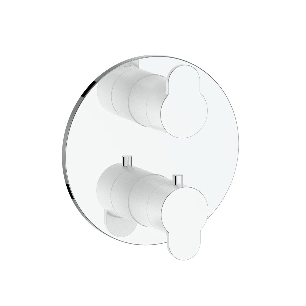 Vogt Lusten Trim for 2-Way TH Valve - Chrome/Glossy White