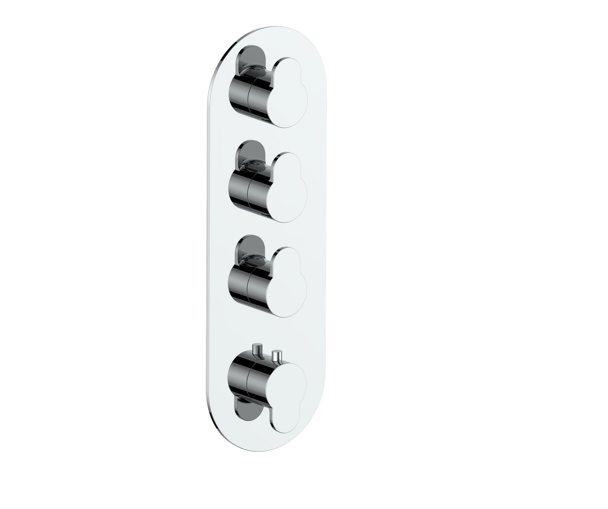 Vogt Lusten Trim for 3/4" High-Flow TH Valve with 3 Stops - Chrome