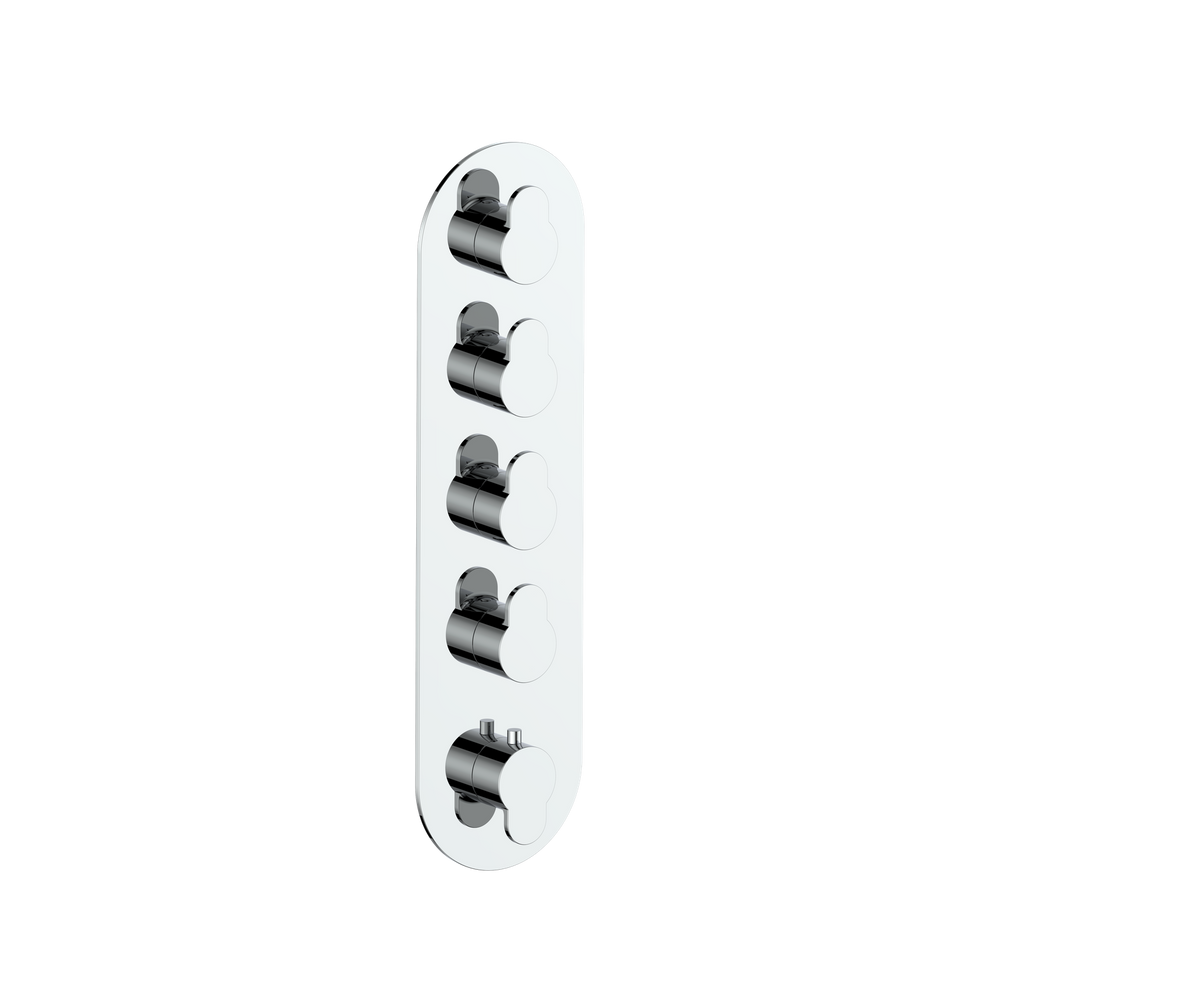 Vogt Lusten Trim for 3/4" High-Flow TH Valve with 4 Stops - Chrome