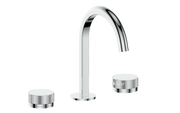 Vogt Mond 8" C.C. Lavatory Faucet with Pop-up Drain - Moon Handle (M1) / Chrome