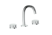 Vogt Mond 8" C.C. Lavatory Faucet with Pop-up Drain - Moon Handle (M1) / Chrome