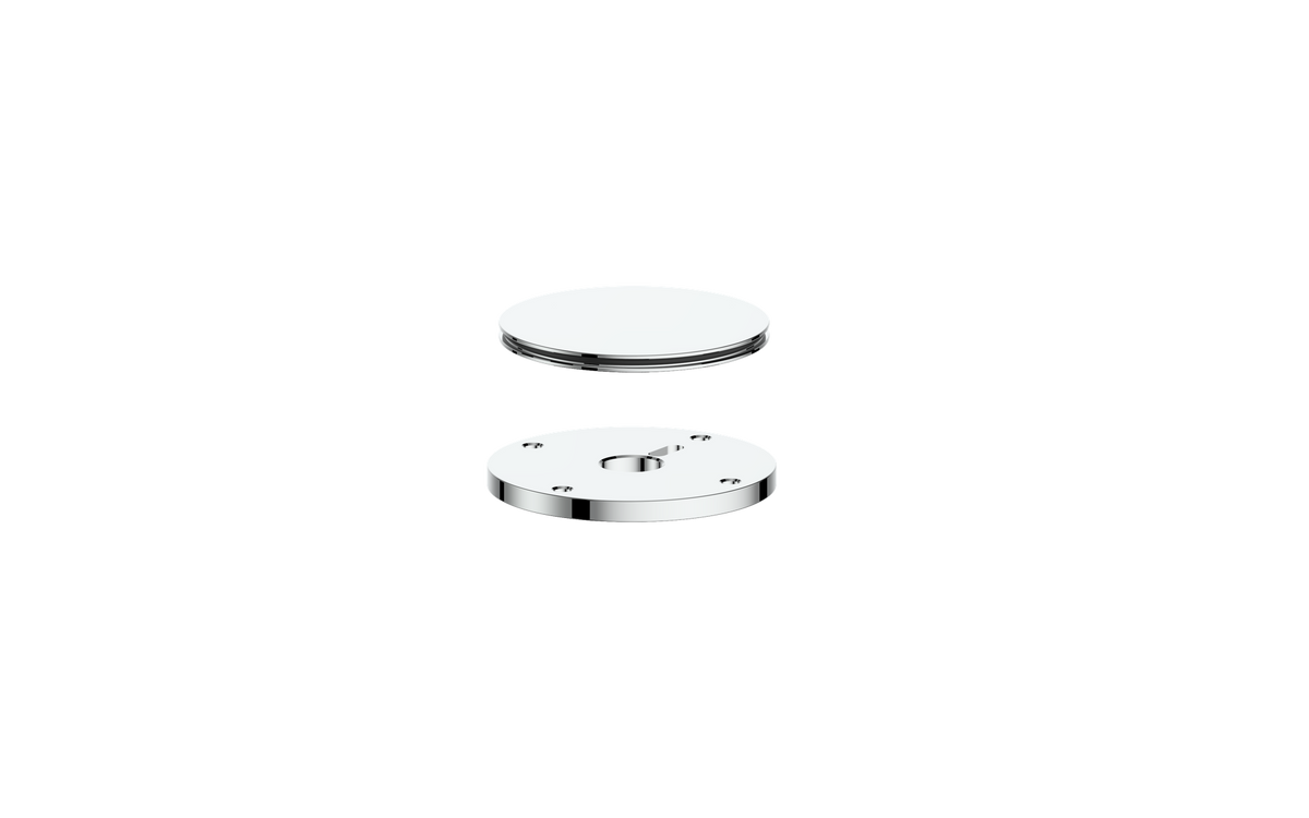 Vogt Mond Accent Pieces for 3/4" High-Flow Valve - Chrome