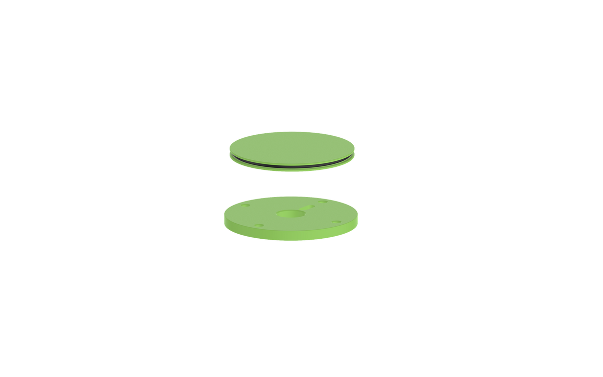 Vogt Mond Accent Pieces for 3/4" High-Flow Valve - Lime Green
