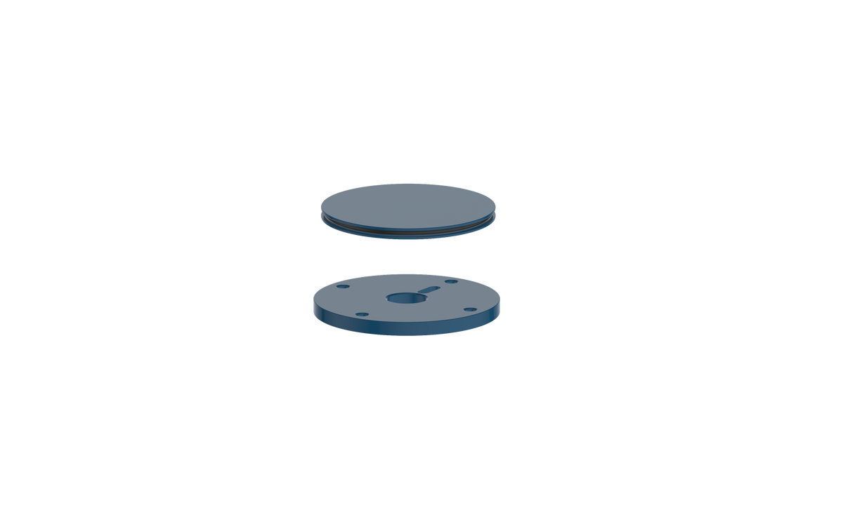 Vogt Mond Accent Pieces for 3/4" High-Flow Valve - Midnight Blue