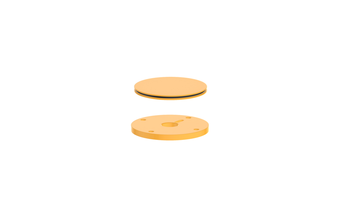 Vogt Mond Accent Pieces for 3/4" High-Flow Valve - Butterscotch