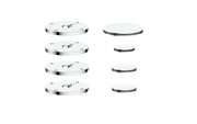 Vogt Mond Accent Pieces for 3/4" Shower Set with Cross/Crescent Handles - Chrome