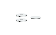 Vogt Mond Colour Accents for 2/3-Way Valve with Cross/Crescent Handles - Chrome