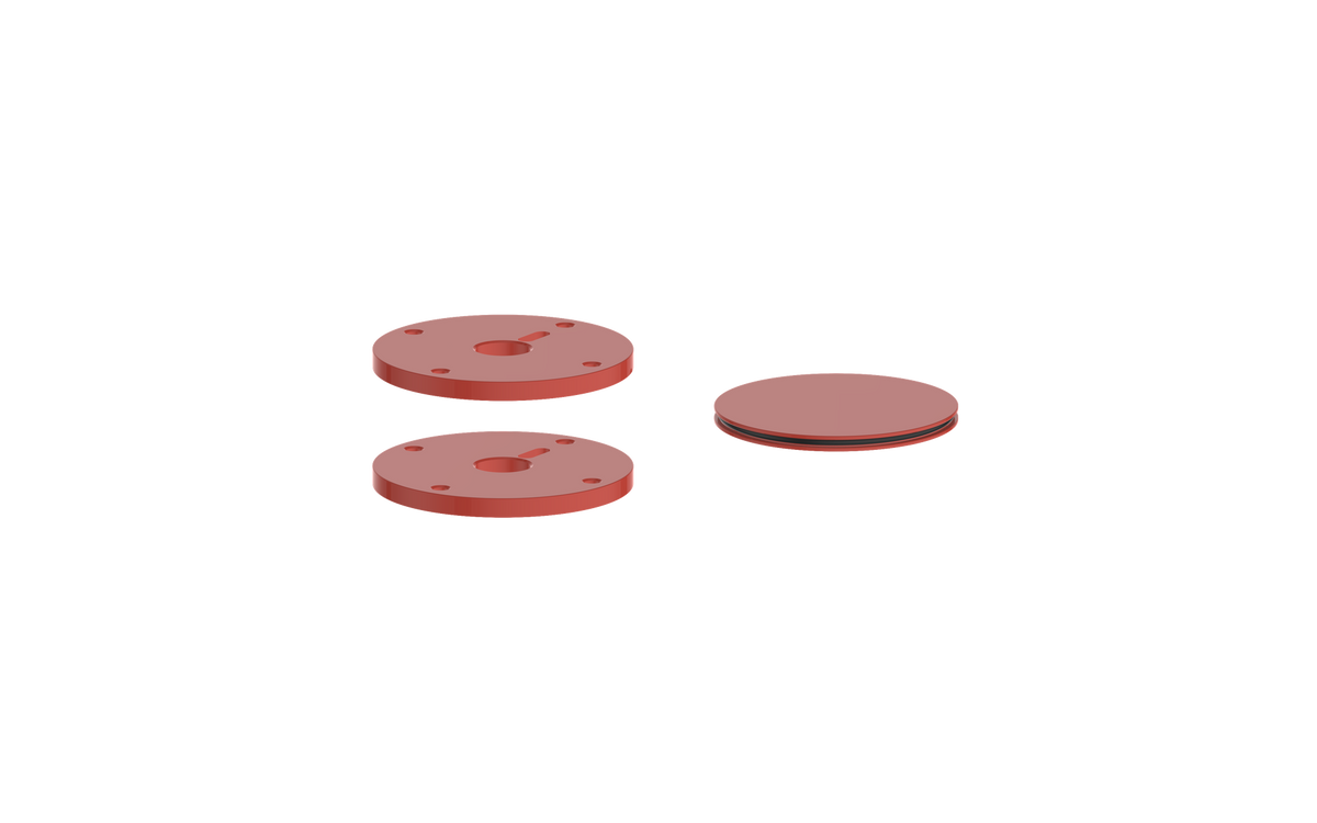 Vogt Mond Colour Accents for 2/3-Way Valve with Cross/Crescent Handles - Cinnamon