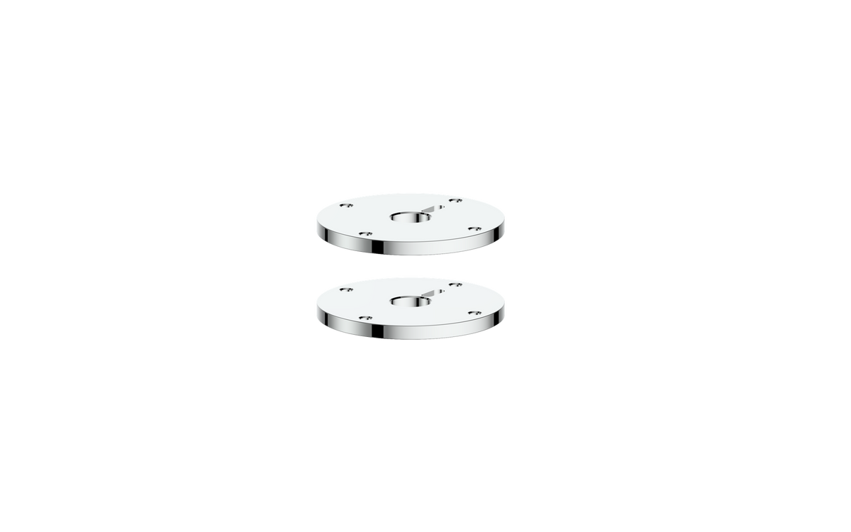 Vogt Mond Colour Accents for 8" C.C. Faucet with Cross/Crescent Handles - Chrome