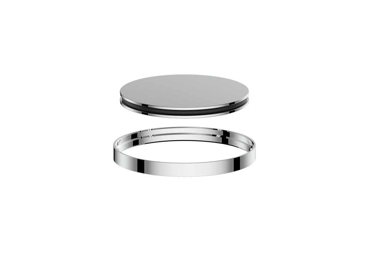 Vogt Mond Colour Accents for Floor Mount Tub Filler - Chrome