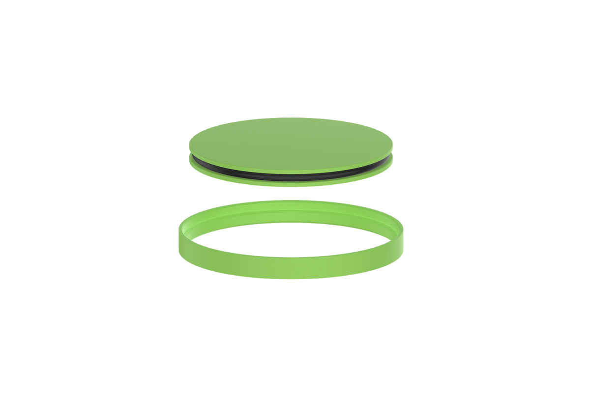 Vogt Mond Colour Accents for Floor Mount Tub Filler - Lime Green