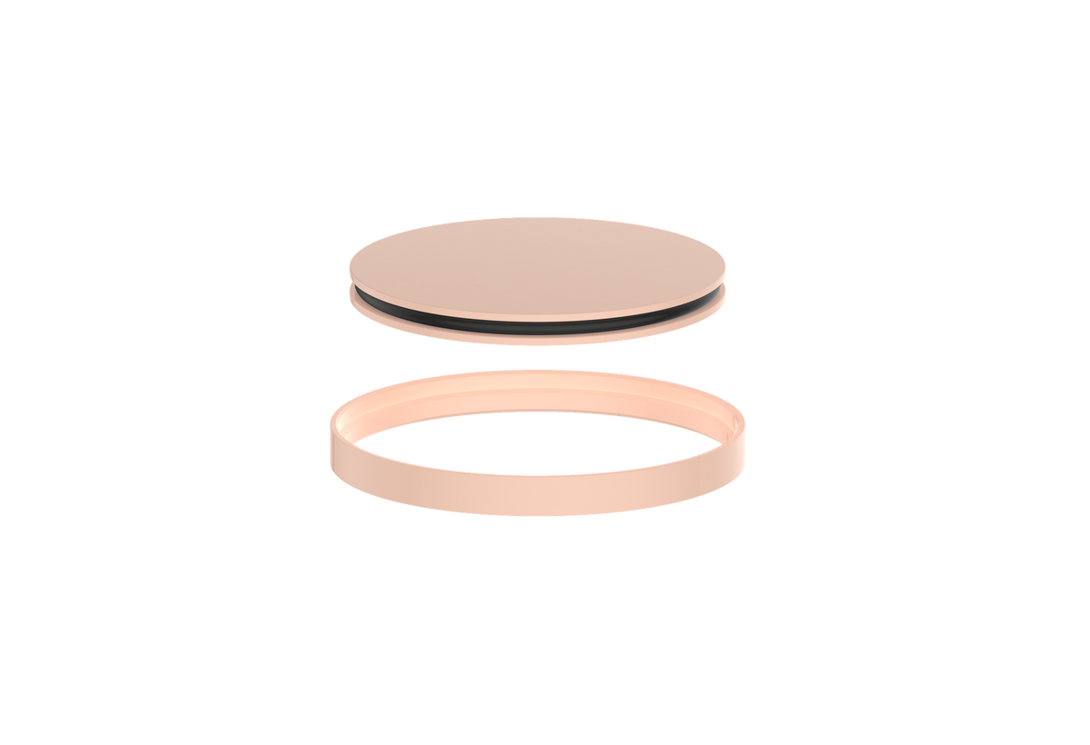 Vogt Mond Colour Accents for Floor Mount Tub Filler - Blush Pink