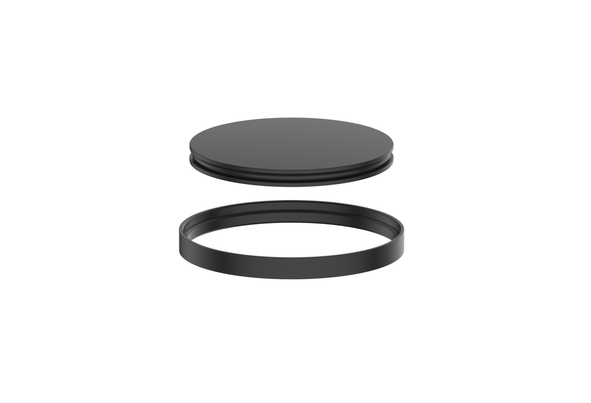 Vogt Mond Colour Accents for Floor Mount Tub Filler - Matte Black