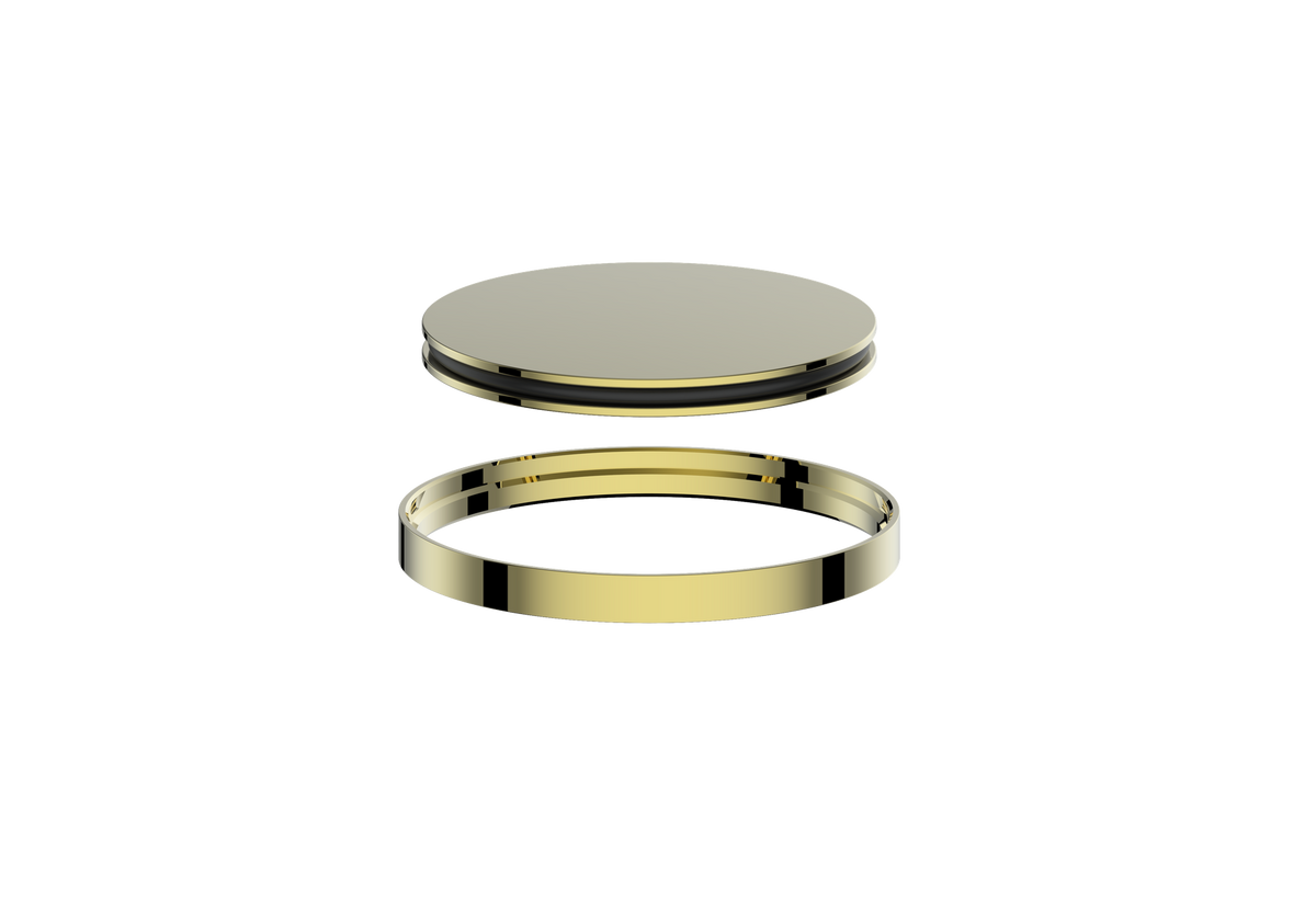 Vogt Mond Colour Accents for Floor Mount Tub Filler - Brushed Gold