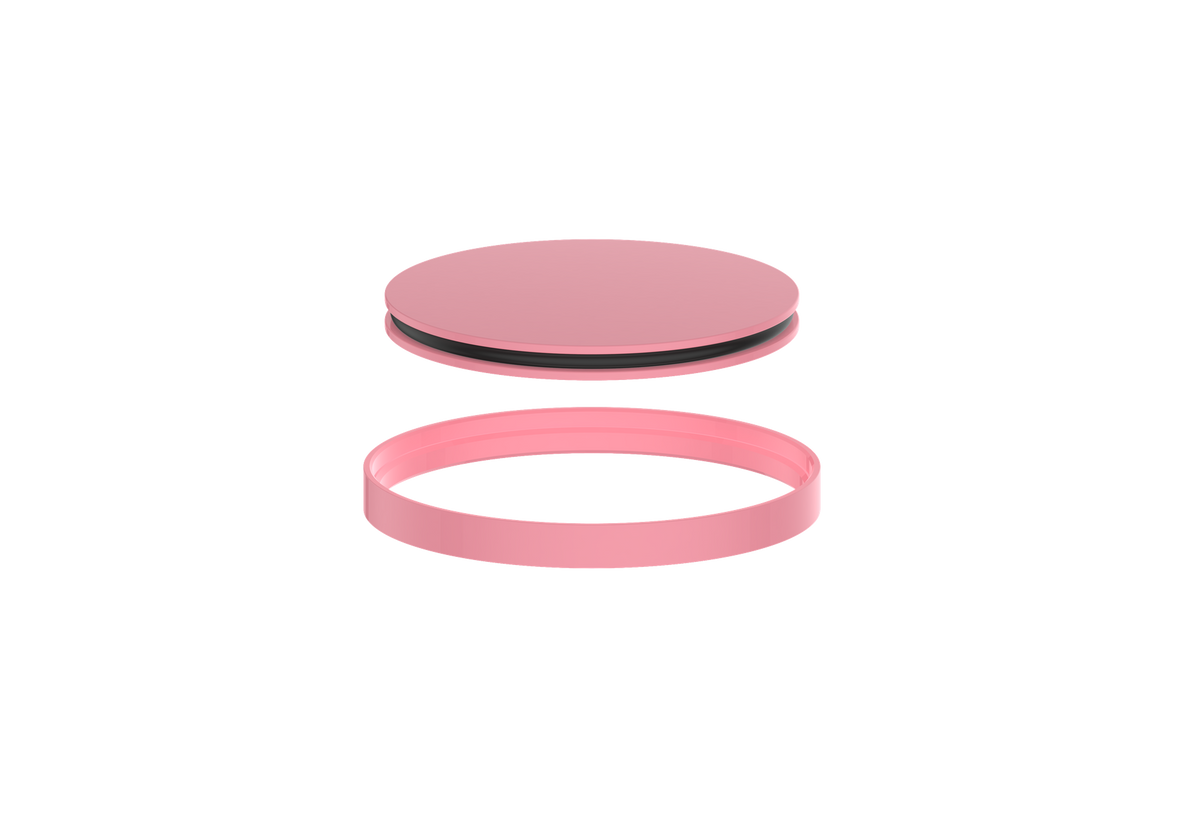 Vogt Mond Colour Accents for Floor Mount Tub Filler - Rose Pink