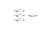Vogt Mond Colour Accents for High-Flow Valve with 2 Stops and Cross/Crescent Handles - Chrome