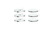 Vogt Mond Colour Accents for High-Flow Valve with 2 Stops and Moon Handles - Chrome