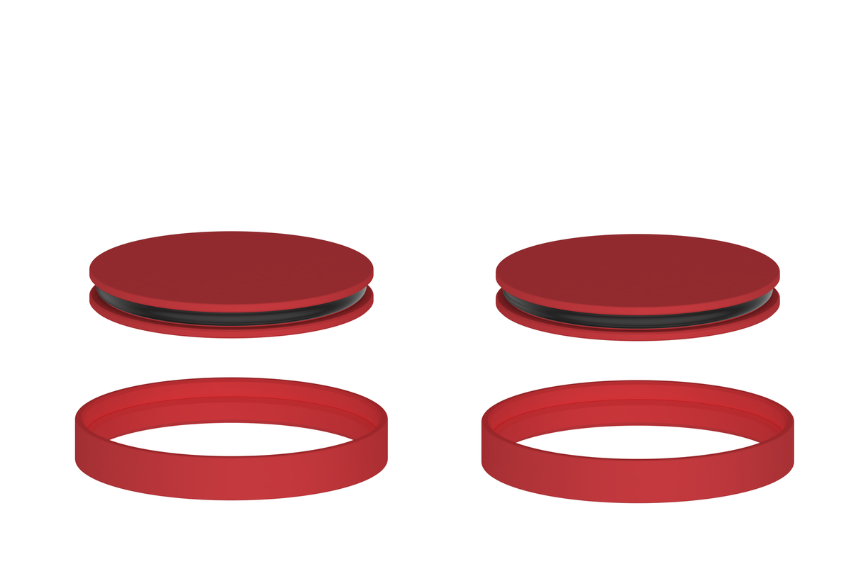 Vogt Mond Colour Accents for Pot Filler - Tango Red