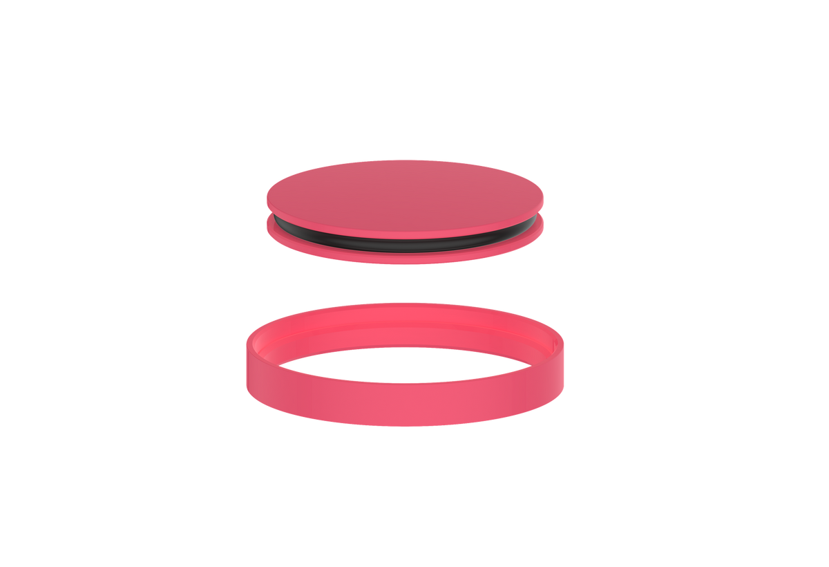 Vogt Mond Colour Accents for Single Hole Lavatory Faucet - Fresh Raspberry