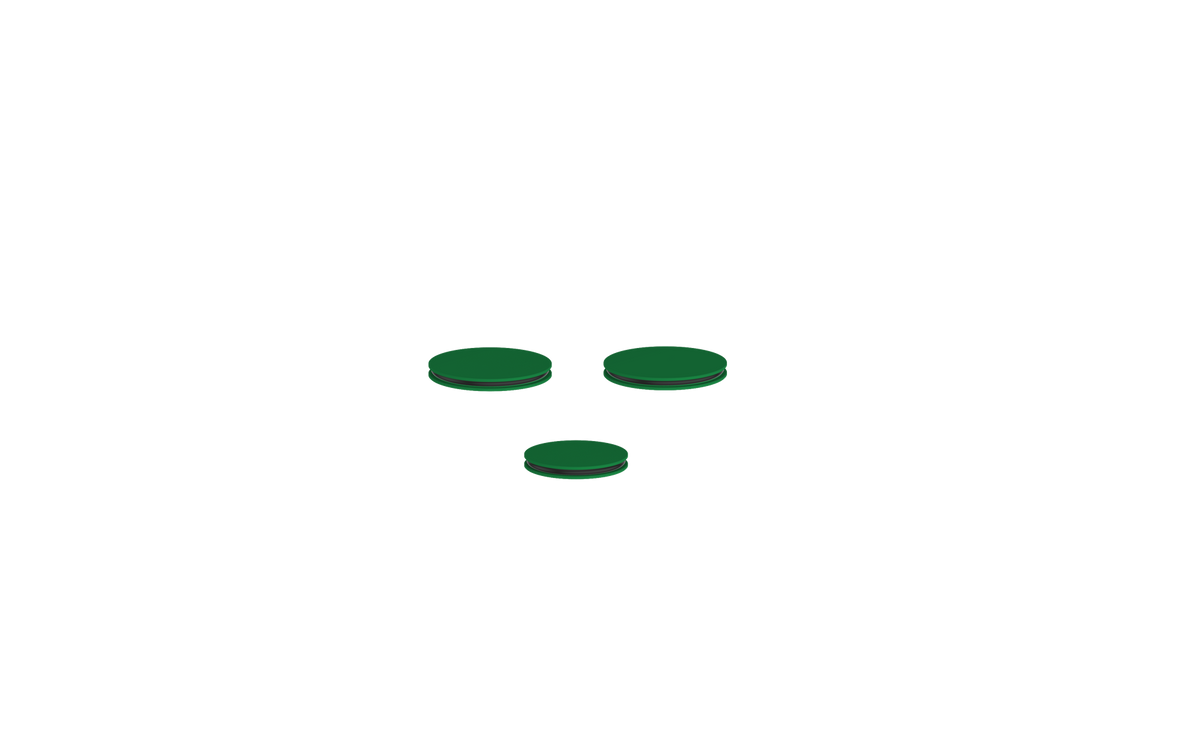 Vogt Mond Colour Accents for Slide Bar - Emerald Green