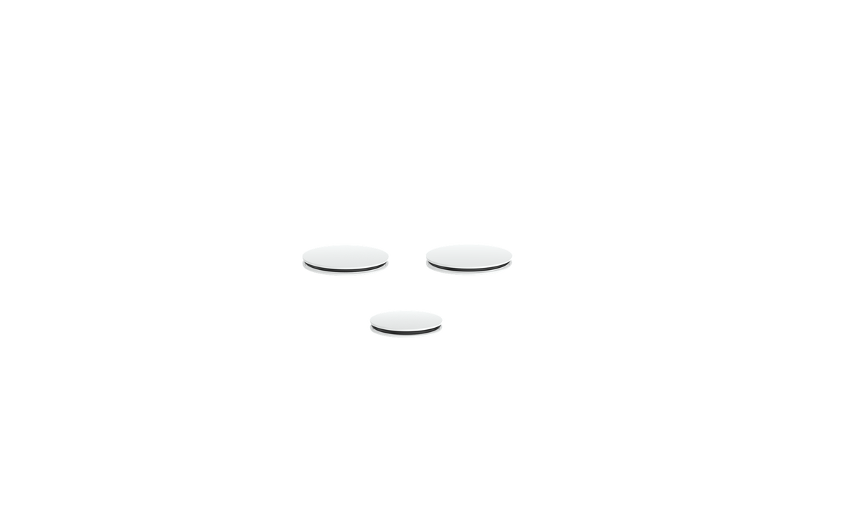 Vogt Mond Colour Accents for Slide Bar - Matte White