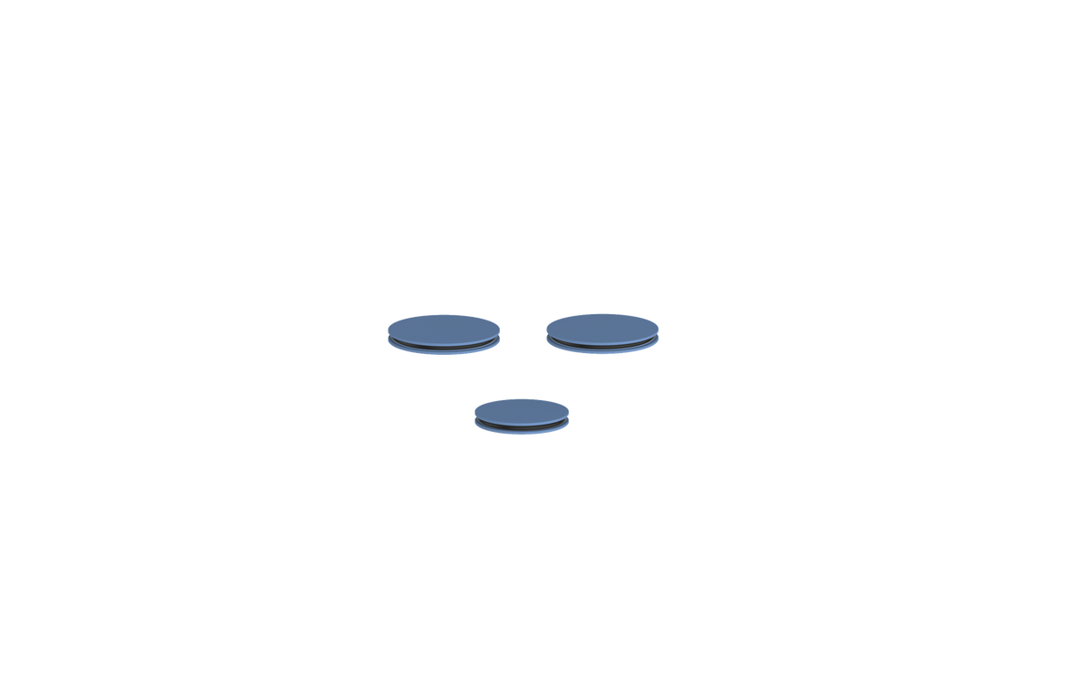 Vogt Mond Colour Accents for Slide Bar - Azure Blue