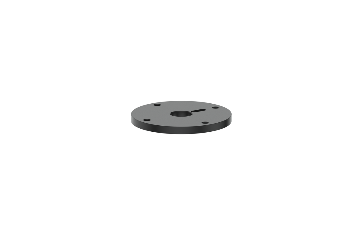Vogt Mond Colour Accents for Wall Mount Tub Filler with Cross/Crescent Handles - Matte Black