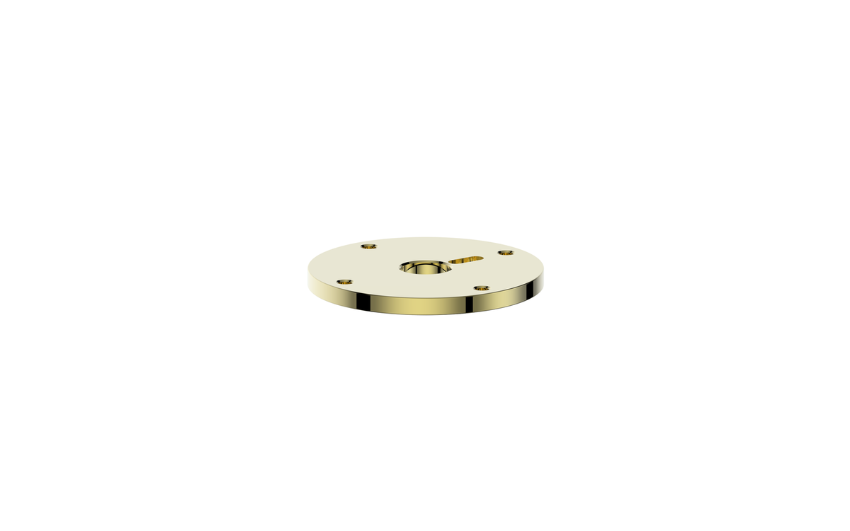 Vogt Mond Colour Accents for Wall Mount Tub Filler with Cross/Crescent Handles - Brushed Gold