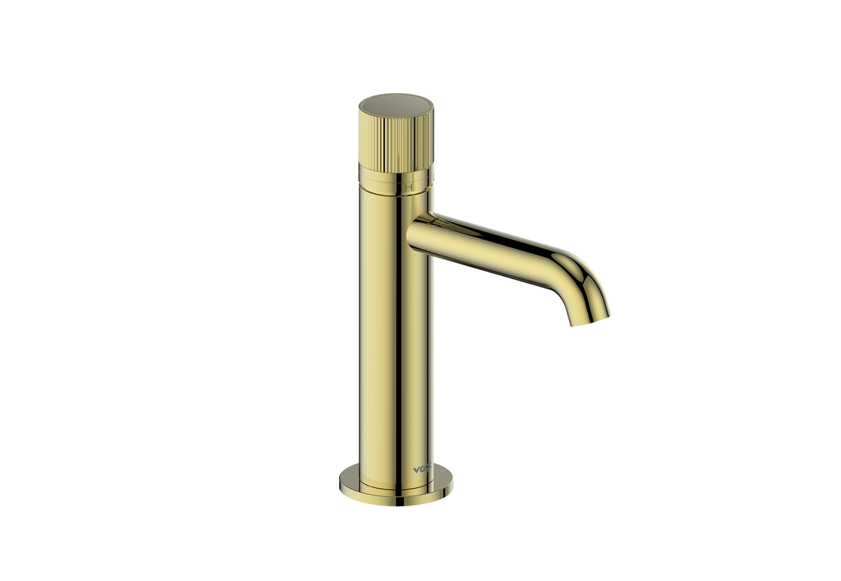 Vogt Mond Lavatory Faucet with Pop-up Drain - Brushed Gold