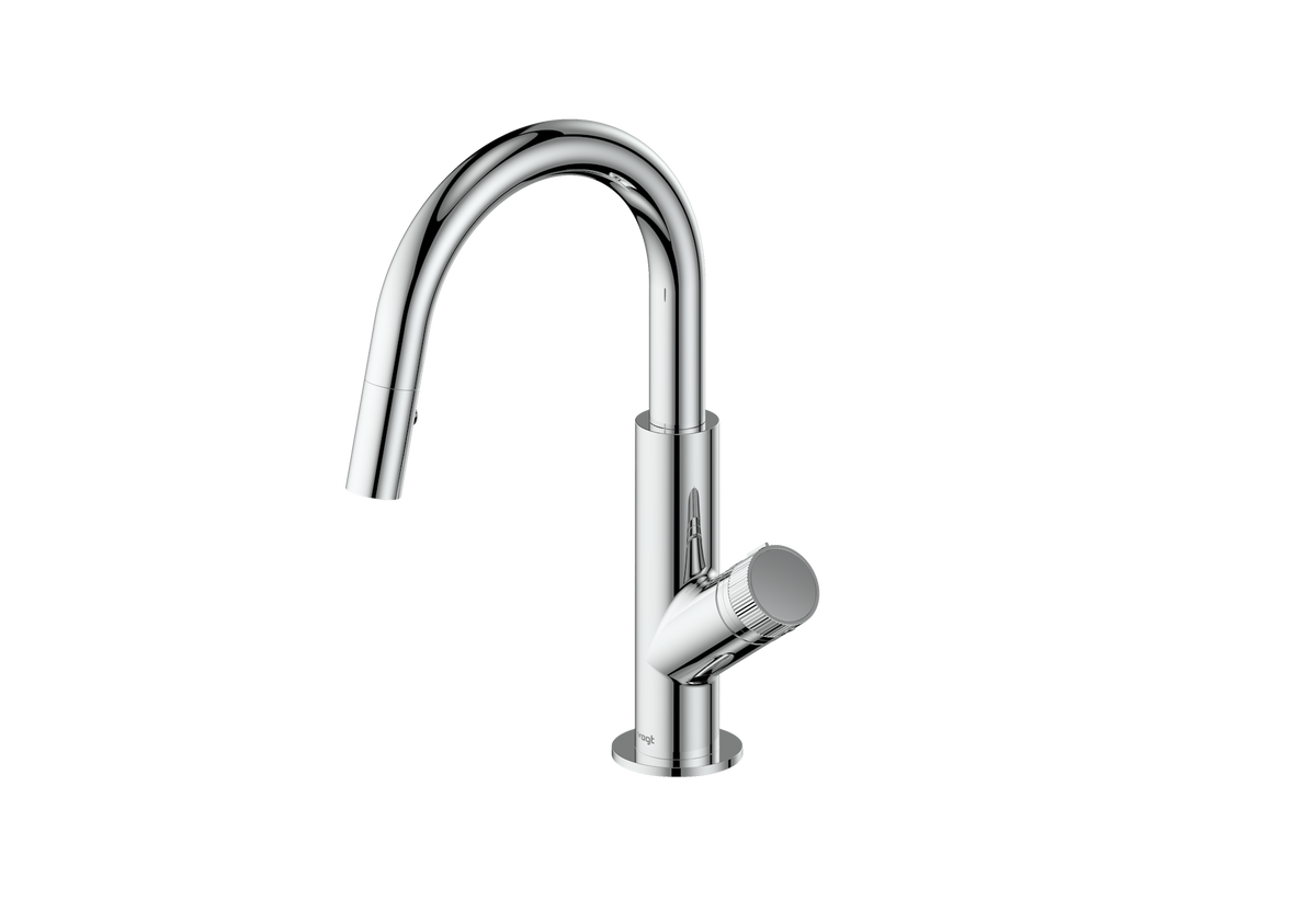 Vogt Mond Mini 13" Bar/Prep Faucet - Moon Handle (M1) / Chrome