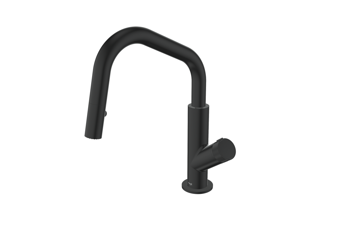 Vogt Mond Mini 13" Bar/Prep Faucet - Crescent Handle (M2) / Matte Black