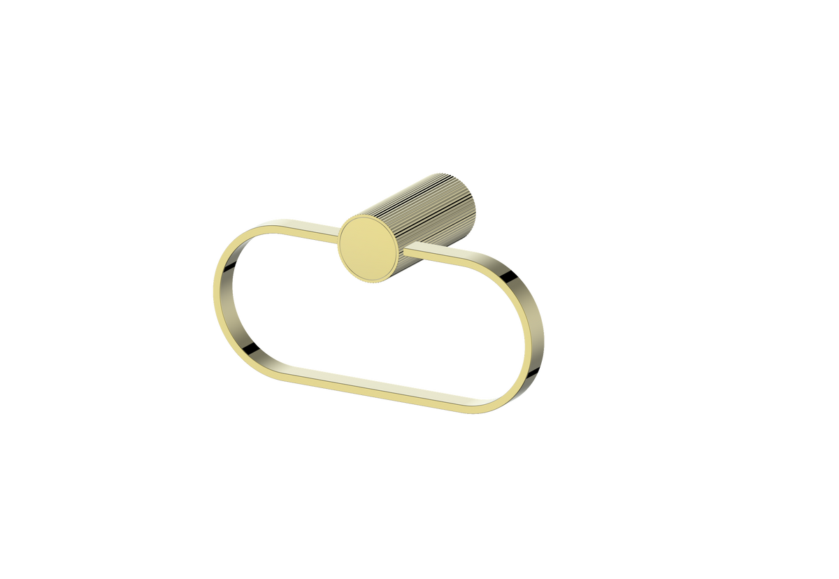 Vogt Mond Towel Ring - Brushed Gold
