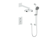 Vogt Mond Trim for 2-Way TH Shower Kit - Moon Handle (M1) / Chrome