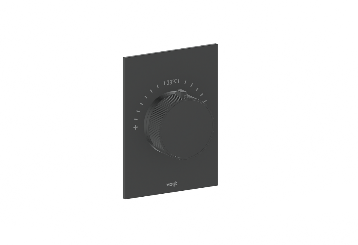 Vogt Mond Trim for 3/4" High-Flow TH Valve - Matte Black