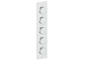 Vogt Mond Trim for 3/4" High-Flow TH Valve with 4 Stops - Moon Handle (M1) / Chrome