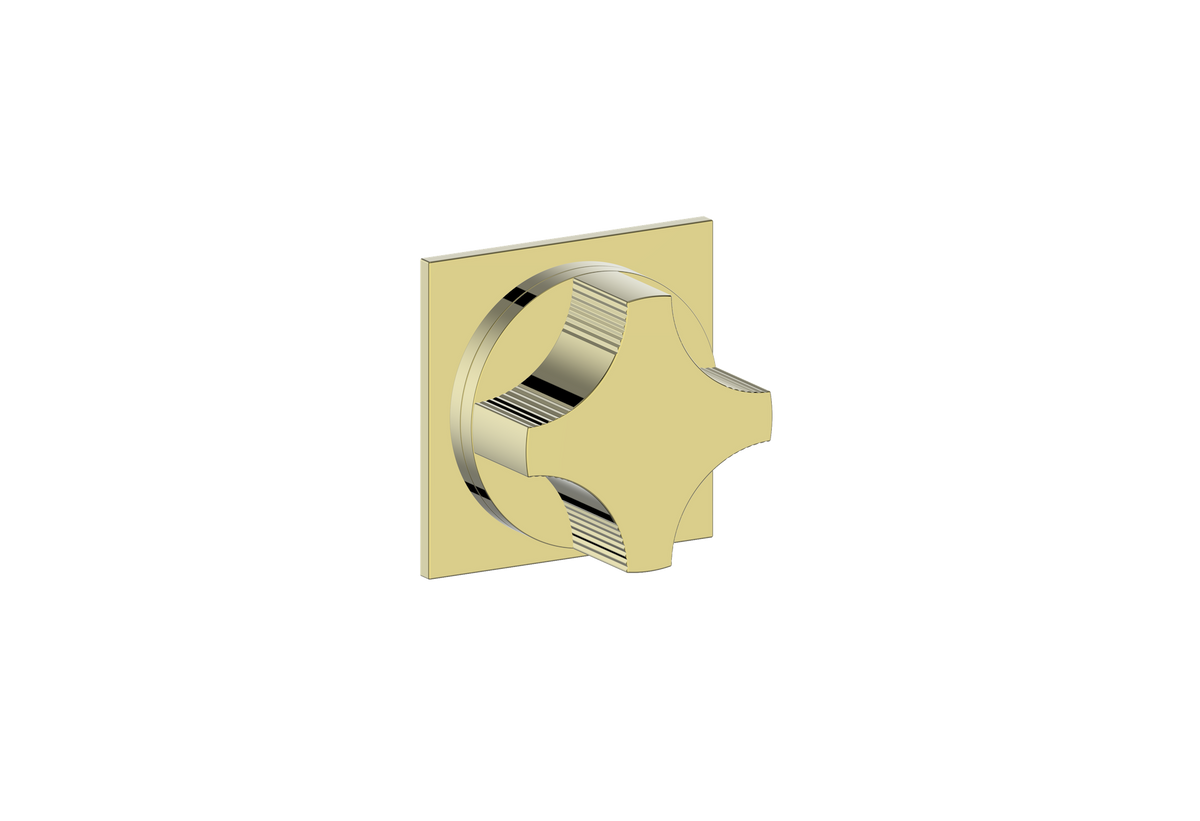 Vogt Mond Trim for 3/4" Volume Control - Crescent Handle (M2) / Brushed Gold